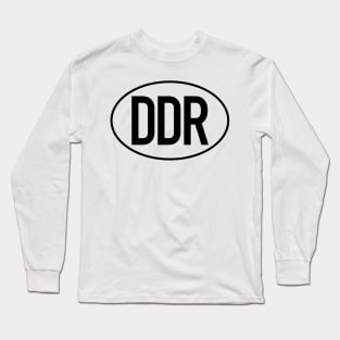 DDR license plate (single color) Long Sleeve T-Shirt